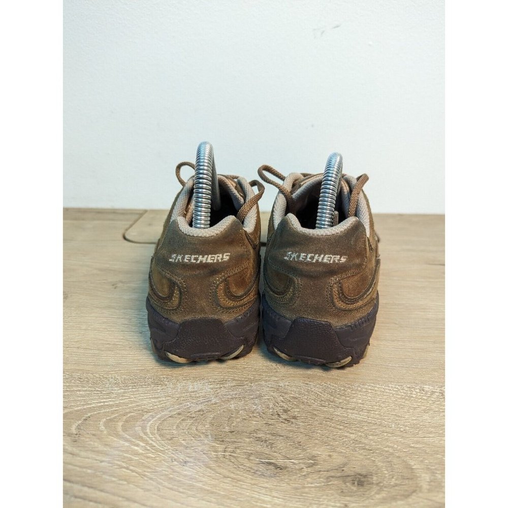 Skechers Womens Compulsions Blender 46884 Brown Casual Shoes Sneakers Size 10 - Picture 4 of 9